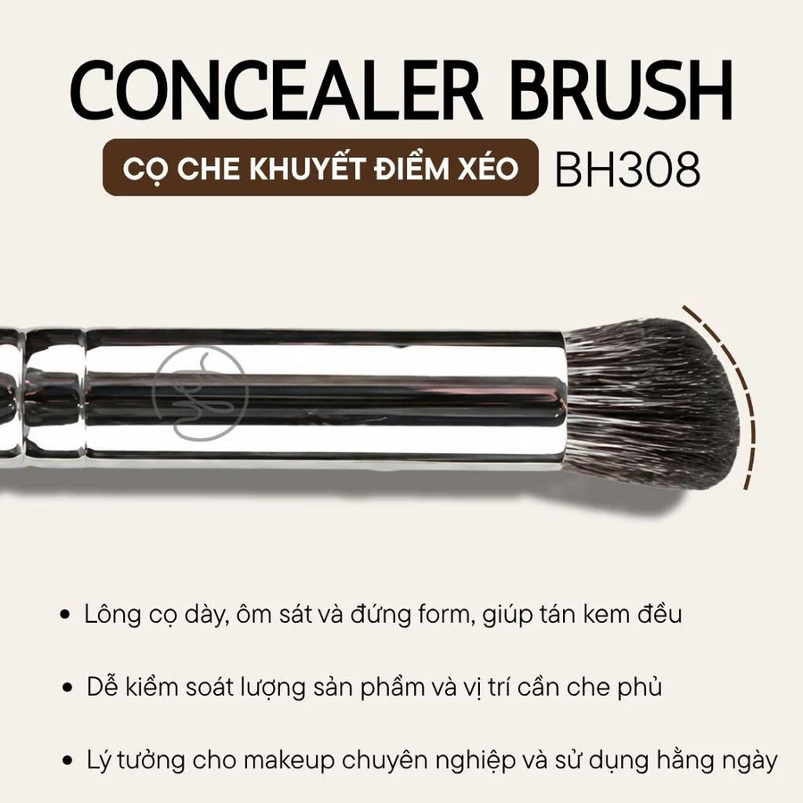 Cọ Che Khuyết Điểm BH Cosmetics Concealer Brush BH308